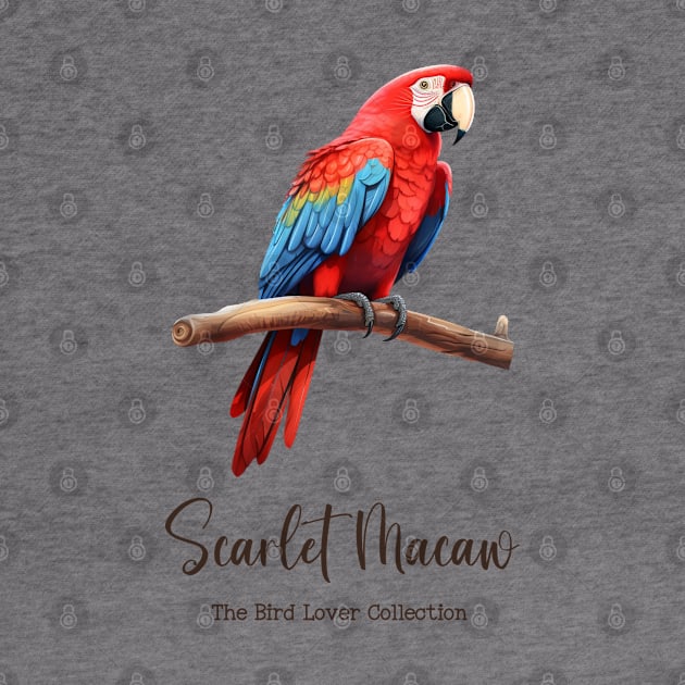 Scarlet Macaw - The Bird Lover Collection by goodoldvintage